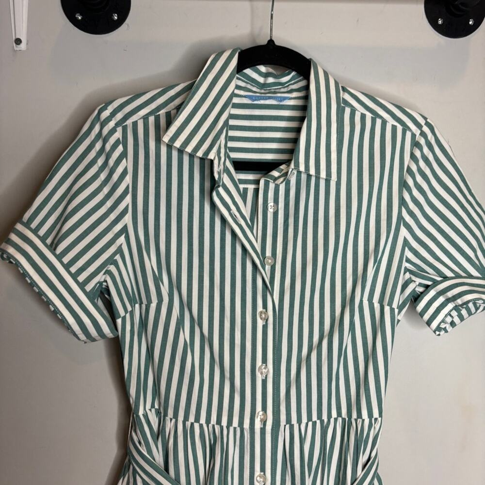 Draper James Short Sleeve Midi Shirtdress - Picture 2 of 8